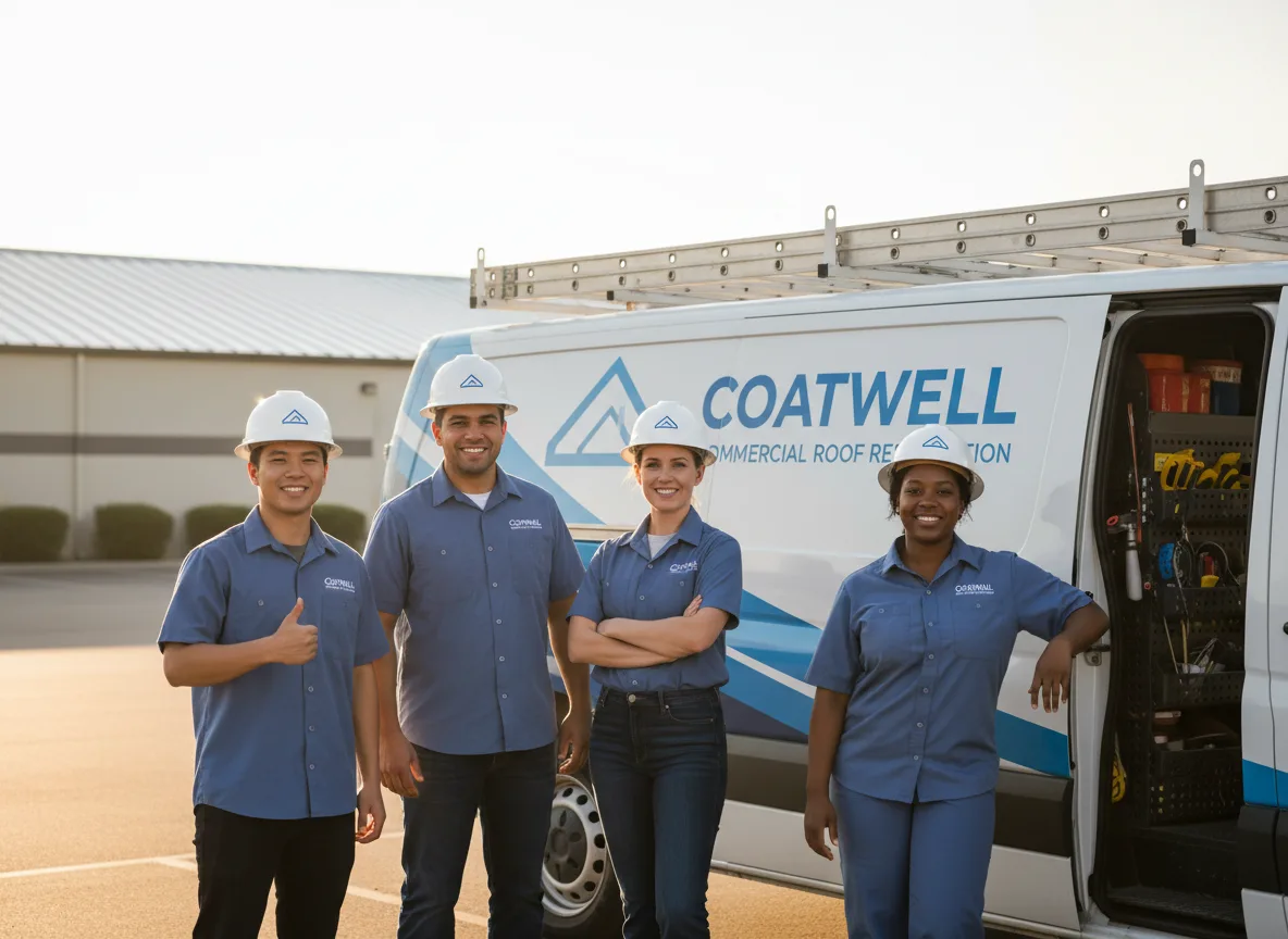 Commercial roof coating company in Calverton, NY